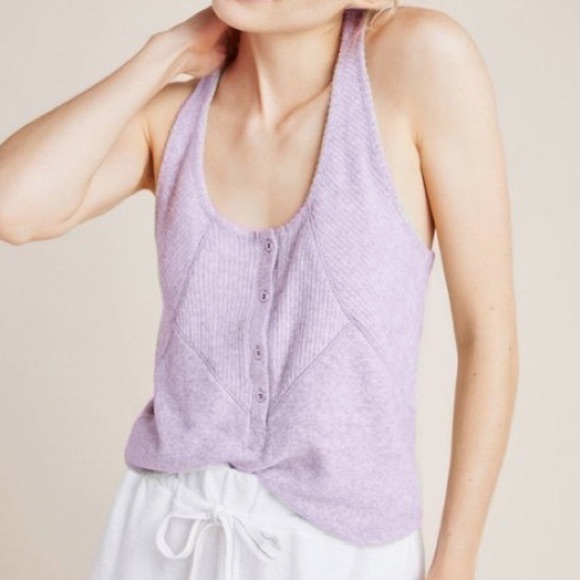 Anthropologie Tops - Anthro Saturday Sunday Lucie Purple Tank Top